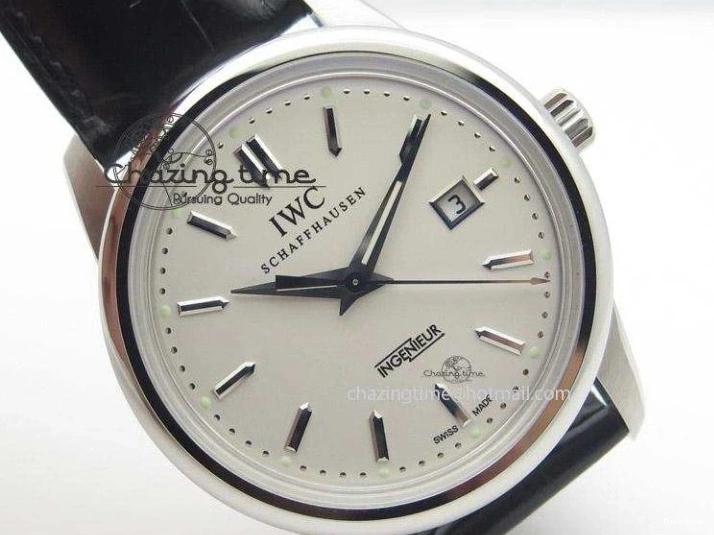 MIROTIME 0814 Ingeniuer St.Laurens SS White Dial MK 1:1 Best Edition On Black Leather Strap A Youthful 7363